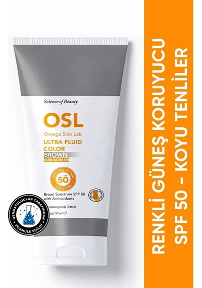 Osl Ultra Fluid Color Brown Spf50+ 50 Ml