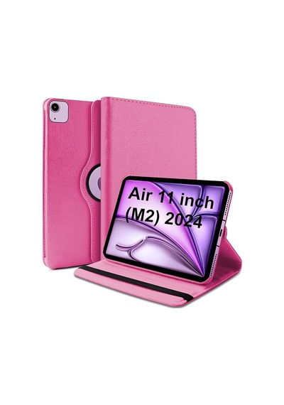 Apple Uyumlu iPad Air 11 2024 A2902-a2903 M2 Dönebilen Pu Deri Standlı Tablet Kılıfı