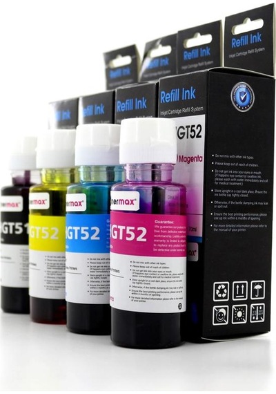 Hp Deskjet Gt 5820 Uyumlu Mürekkep Takımı / Hp Gt51 /Gt52 Set