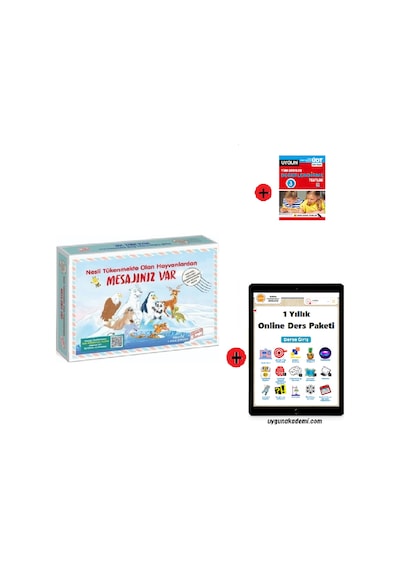 3. Sınıf Hikaye Kitabı Seti Mesajınız Var + Sadık Uygun Yayınları Tüm Dersler 3. Sınıf Test Kitabı + 1 Yıllık Online Ders Paketi