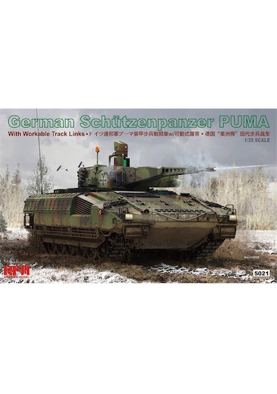 Rfm 5021 1/35 Ölçek, Schützenpanzer Puma Zırhlı Personel Taşıyıcı, Plastik Model Kiti-55490