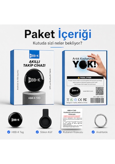 Apple Uyumlu iOS & Android Airtag Akıllı GPS Takip Cihazı