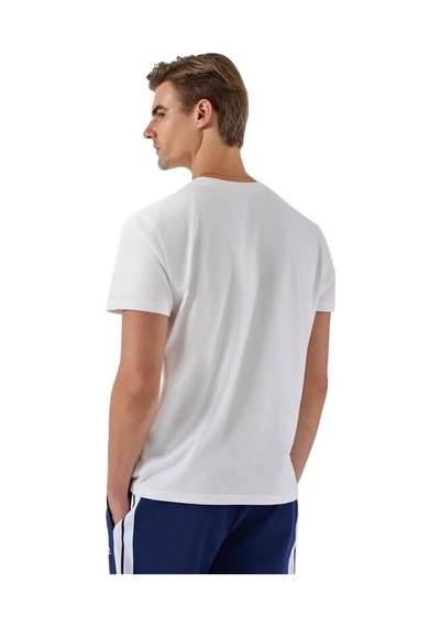 Ellesse 6sm5070-of Bisiklet Yaka Erkek T-shirt - Kırık Beyaz