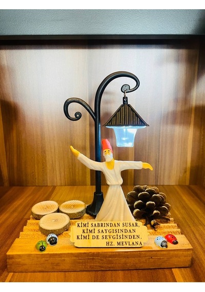Mevlana Sözleri Resimli, Mevlana, Rumi, Dini Hediye Dekor Lamba