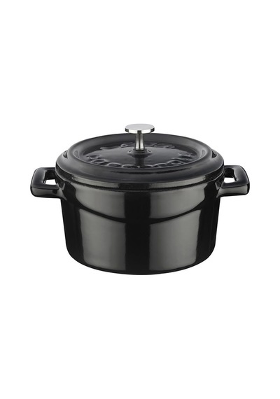 Lava Metal Döküm Mini Tencere, 10 Cm, 0.35 L Hacim, Siyah Sku: Zeus8690010585288