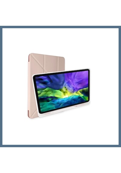Buradabulabilirsin Samsung Uyumlu Galaxy T870 Tab S7 11 Kılıf Kalemlikli Mars Tablet Kılıfı - Rose Gold Bbz