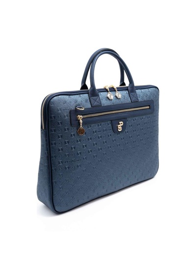 Silver & Polo Silver Polo Lacivert - Lacivert Logolu Kadın Laptop Ve Evrak Çantası Sp1175