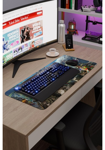 Far Cry Kaymaz Dikişli Kauçuk Oyuncu Mousepad V4 - 70x30 Xl Gaming Mouse Pad Fare Altlığı