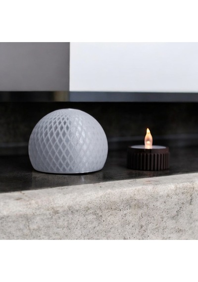 Orbs Desenli 3d Baskı Tealight Gece Lambası Pla Malzeme 10 Cm 1 Adet Tealight Dahil 7 X 10