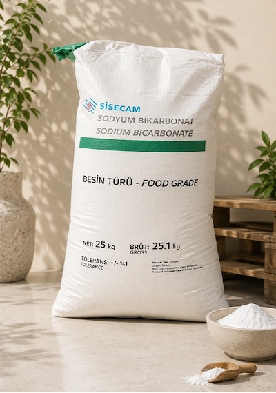 Şişecam Saf Karbonat İçilebilir Sodyum Bikarbonat 25 KG