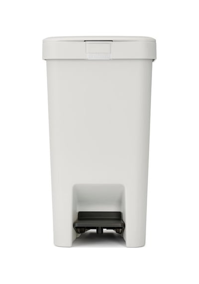 Brabantıa Stepup Açık Gri Plastik Pedallı Çöp Kutusu 16lt Beyaz
