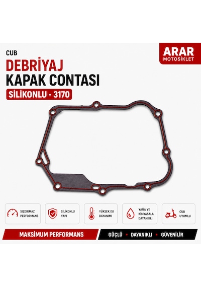 Cub Debriyaj Kapak Contası Silikonlu - 3170 1adet