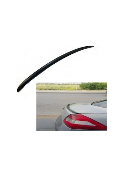 Renault Megane 2 Bagaj Üstü Spoiler - Bagaj Çıtası Pianoblack