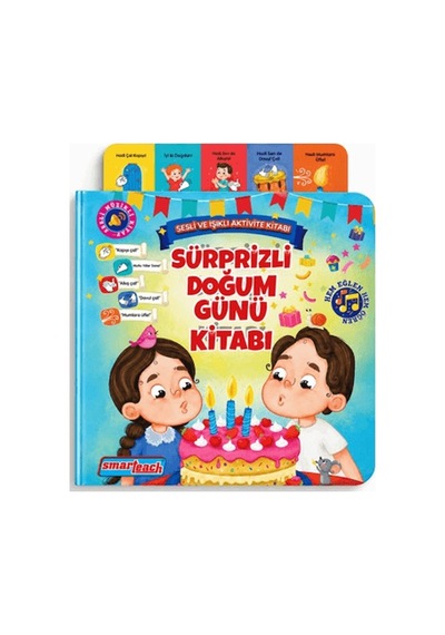 Sürprizli Doğum Günü Kitabı - Sesli Ve Işıklı Ses Sensörlü - Aıaı-894547