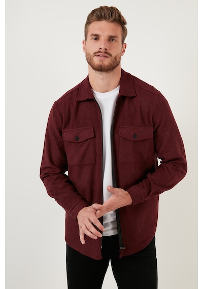 Buratti Erkek Gömlek Cf21W112925 Bordo