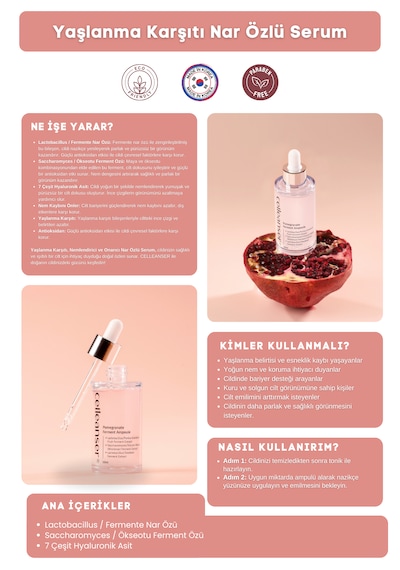, Çift Etkili Nemlendirici Ve Onarıcı Nar Özlü Se