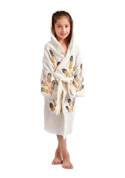 Brandsmiths Çocuk Golden Wheat Kimono Sarı