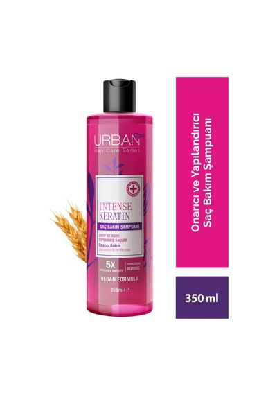 Urban Care Intense Keratin Yoğun Hasar Onarıcı Saç Bakım Şampuanı-350ml-vegan