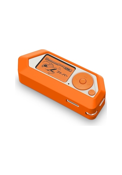 For Flipper Zero Electronic Pet Silicone Full-cover Protective Case Orange