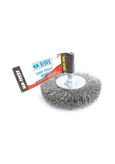 Hawk Ha11131 Pimli Gri Tel Daire Fırça 60X8 Mm