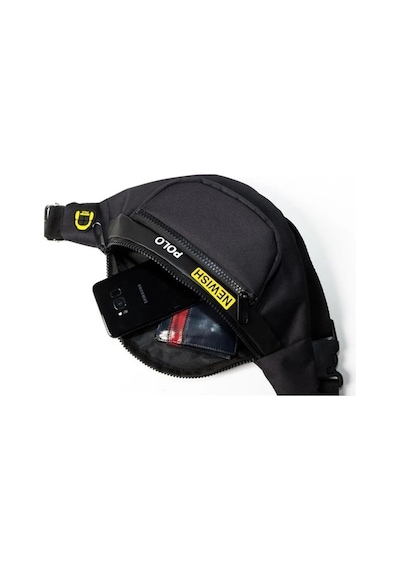 Strong Bag Strong Unisex Çok Fonksiyonlu Omuz Ve Bel Çantası , Günlük Göğüs Çantası , Body Bag Np610 Siyah