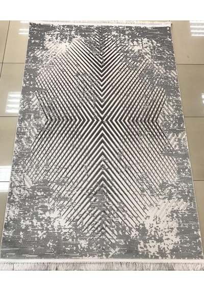 Merinos Halı Elegance 74433 095 Serisi Akrilik Salon Oturma Yatak Odası Halısı Gri