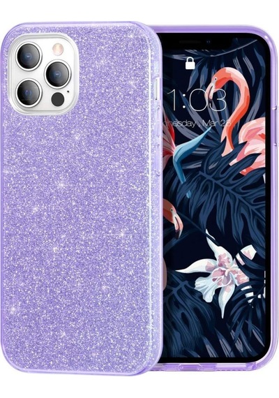 Apple Uyumlu  iPhone 12 Pro Max Kilif ???Zore Eni Parildayan Tasli Kilif 462290412