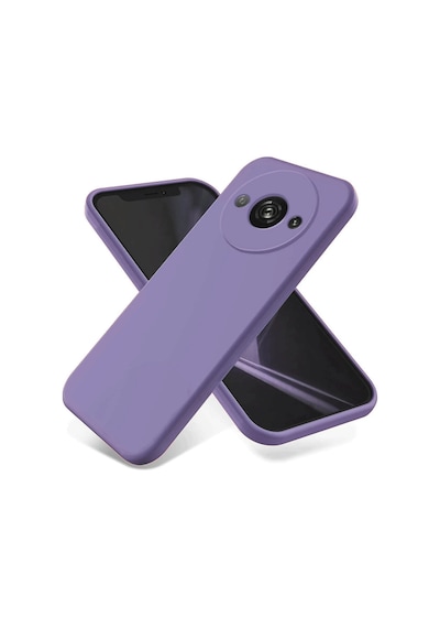 Newface - 808 - Xiaomi Redmi A3 4g Kılıf First Silikon - Csmo-tex - - Lila