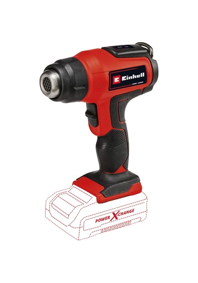 Hava Tabancası Te-ha 18 Li - Solo Power X- Li-ıon 18v 2 Sıcaklık Kademesi Redüktör Geniş Jet Ve Reflektör Nozulu