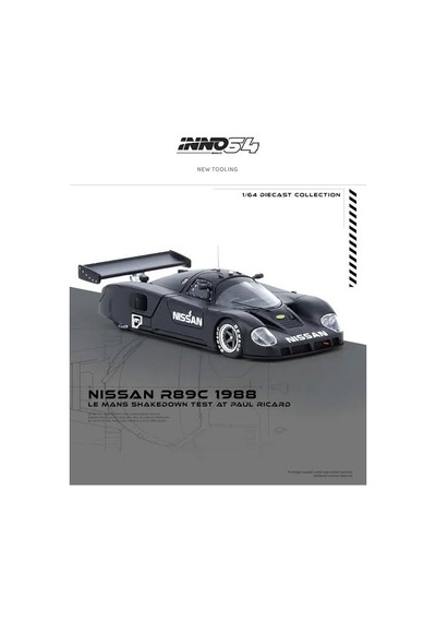 Mini Gt 1:64 Nissan R89c Le Mans Shakedown Test At Paul Rıcard 1988 Siyah