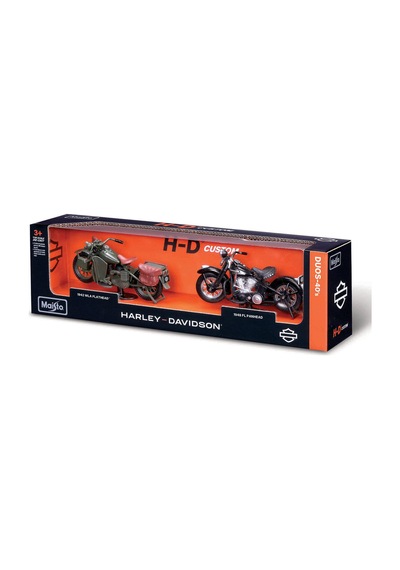 1/18 Harley-davidson İkili Motorlar 40'lar