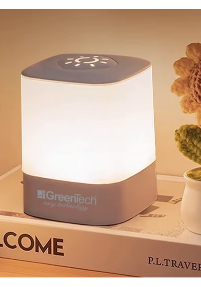 Greentech Masaüstü Şarjlı LED Aydınlatma - Gece Lambası / GT-CL09 Beyaz - Sarı Greentech Masaüstü Şarjlı LED Aydınlatma - Gece Lambası / GT-CL09 Beyaz - Sarı