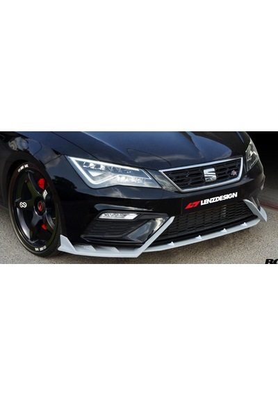 Seat Leon Mk 3.5 Race Cup Lenzdesing Ön Tampon Lipi Parlak Siyah