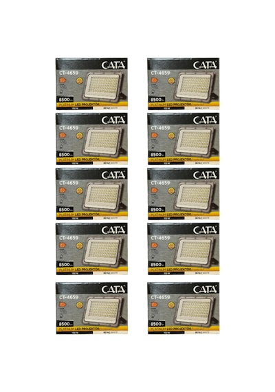 Ct-4659 100w 6500k Beyaz Işık Led Projektör 10 Adet