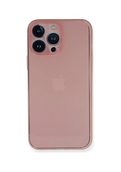 Apple iPhone Uyumlu 14 Pro Kılıf Pp Ultra İnce Kapak - Pembe İtdark30878