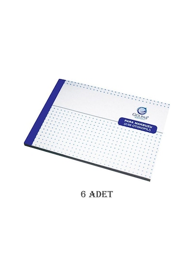 Gülpaş 686 Para Makbuzu 1/50 - 6 Adet