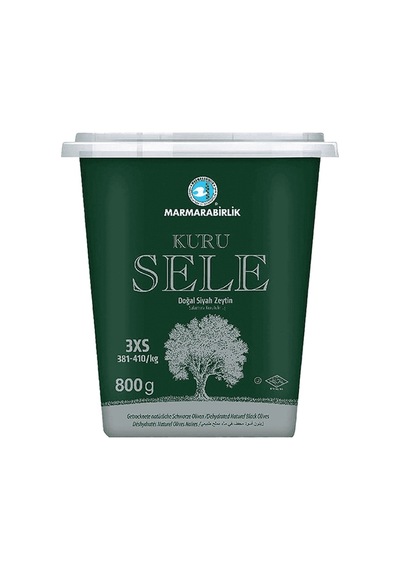5 Adet Marmarabirlik Kuru Sele Siyah Zeytin 3xs 800 G