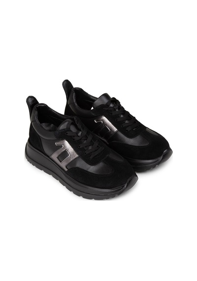 Deery Kadın Siyah Hakiki Deri Sneaker Ayakkabı - M0510zsyhe01 Siyah