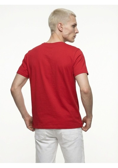 Regular Fit Erkek Tshirt K.kol Kırmızı