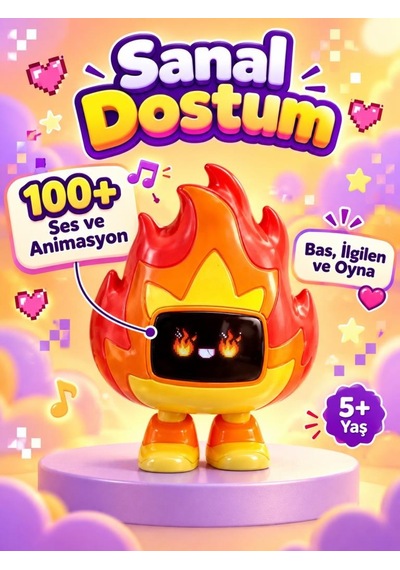 Gioc-hi Lisanslı 100 Den Fazla Ses Ve Animasyonlu Etkileşimli 10 Cm Oyuncak Sanal Dost Tochi 67510715