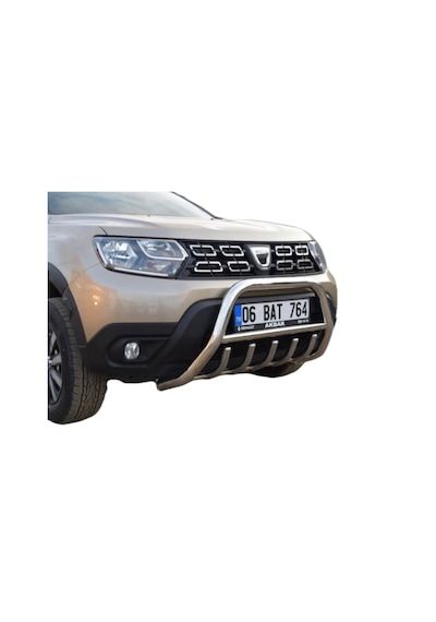 DACİA DUSTER KROM ÖN TAMPON KORUMA PASLANMAZ ÇELİK TÜM MODELLERLE UYUMLU