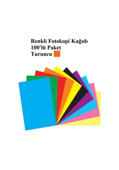 Karmaofis Turuncu Fotokopi Kağıdı 100'lü