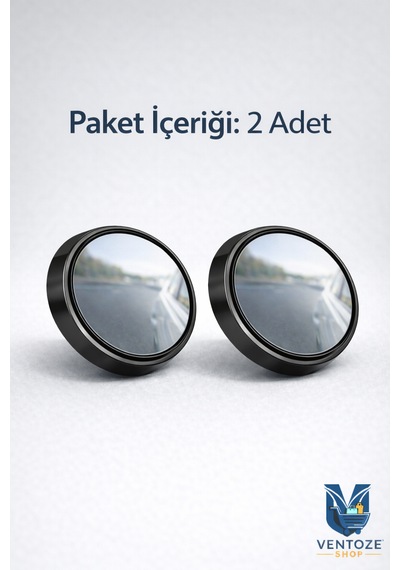 2'li Ayarlanabilir Kör Nokta Ayna Seti 360 Geniş Açı Yan Dikiz Park Yardımcısı