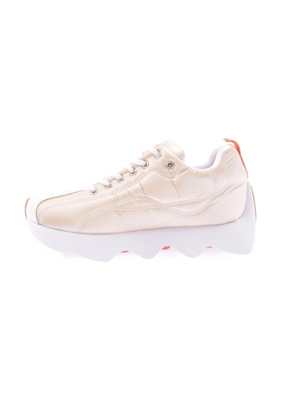 Dgn 805-23y Kadin Kalin Taban Sneakers Ayakkabi 805-2008-R0152 Bej