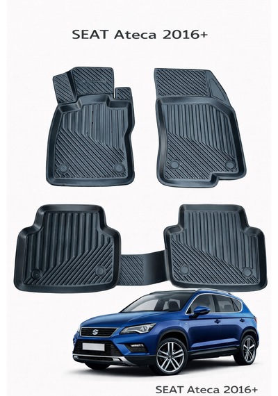 Seat Ateca 2016+uyumlu 3d Oto Paspas Premium