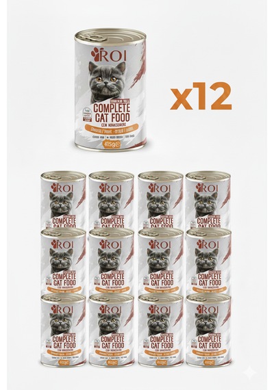 Yavru Kedi Tavuk Konservesi 12 Adet X 400 Gr.