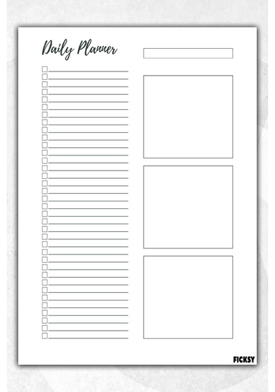 Zamansız Çok Amaçlı Günlük Haftalık Aylık Planlayıcı - A4 Ebat Yapılacaklar - 30 Yaprak - Planner - 2670 Çok Renkli