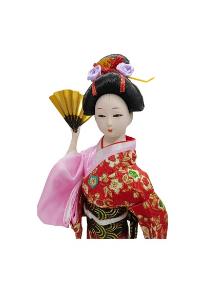 Japon Kimonolu Geyşa Bebek Kabuki Biblo 30 Cm No.23 Anime
