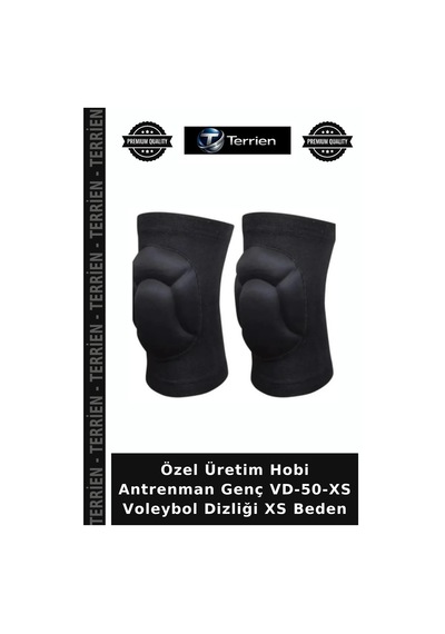 Özel Üretim Hobi Antrenman Genç Vd-50-xs Voleybol Dizliği Xs Beden Çok Renkli