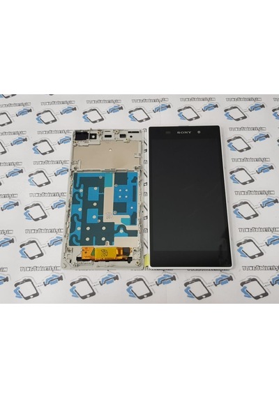 Sony Xperia Z1 Lcd Ekran Dokunmatik Beyaz (Çıtalı).